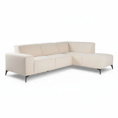 Hoekbank rechts in beige Holms-stof