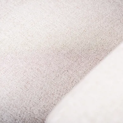 Strakke loungebank in beige Chloe-stof