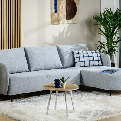 Loungebank in grijze Urban-stof
