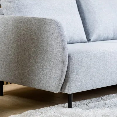 Loungebank in grijze Urban-stof