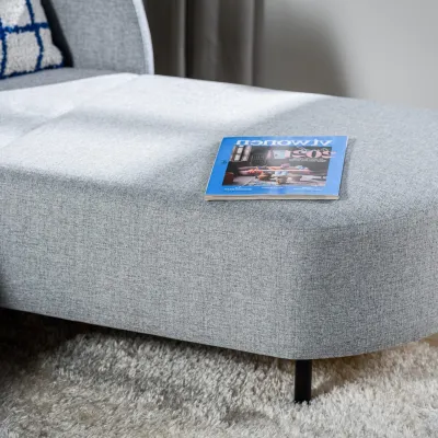 Loungebank in grijze Urban-stof