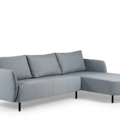 Loungebank in grijze Urban-stof