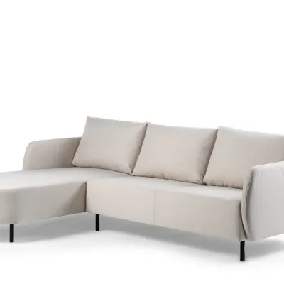 Loungebank in beige Urban-stof