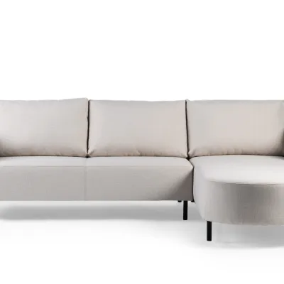 Loungebank in beige Urban-stof