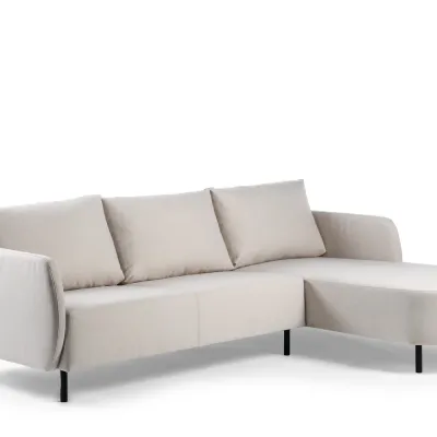 Loungebank in beige Urban-stof