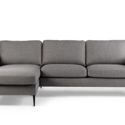 Loungebank in taupe Woven-stof