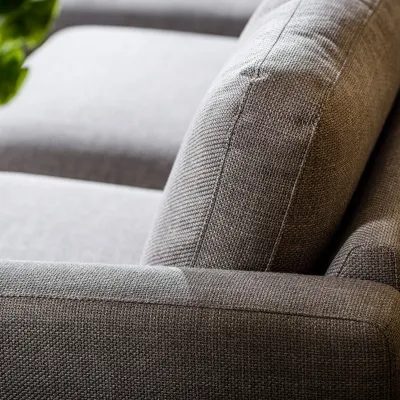 Loungebank in taupe Woven-stof