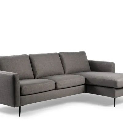Loungebank in taupe Woven-stof