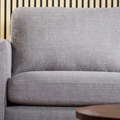 Loungebank in taupe Woven-stof