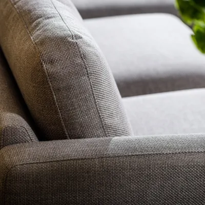 Loungebank in taupe Woven-stof