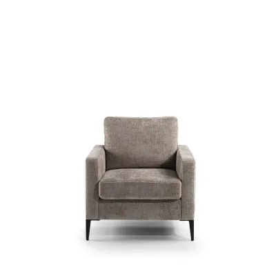 Fauteuil in champagne Elite-stof